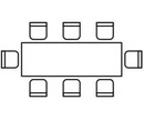 Conference room floor plan