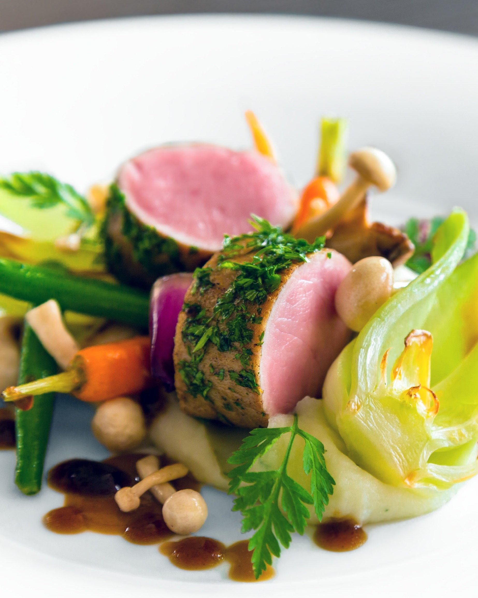 Gourmet dish by Chef Séverine Burgniard